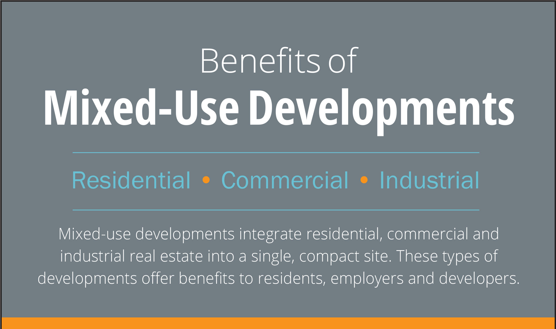 The Benefits of Mixed Use Developments